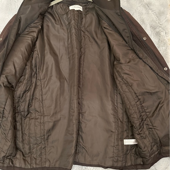 Calvin Klein Men’s extra large XL 3-in-1 Mid Length Jacket black brown ex cond - Picture 9 of 13